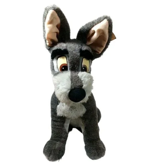 Vintage Lady & The Tramp TAGS 18” Dog Disney Plush Soft Puppy Toy Disneyland RAR - Picture 6 of 6